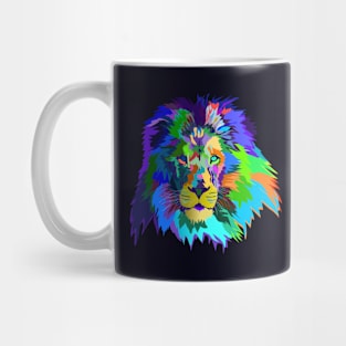 Colorful Lion Mug